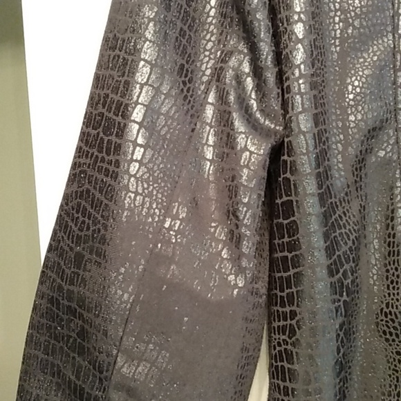 Croc Embossed Moto Jacket - Picture 12 of 14